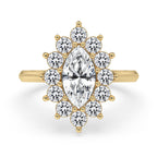 Cluster Engagement Ring