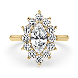 Cluster Engagement Ring