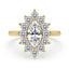 Cluster Engagement Ring