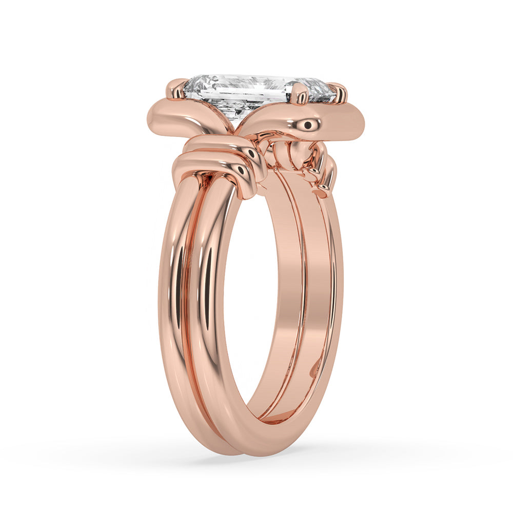 Emerald Solitaire Ring