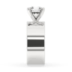 Wide Band Diamond Ring
