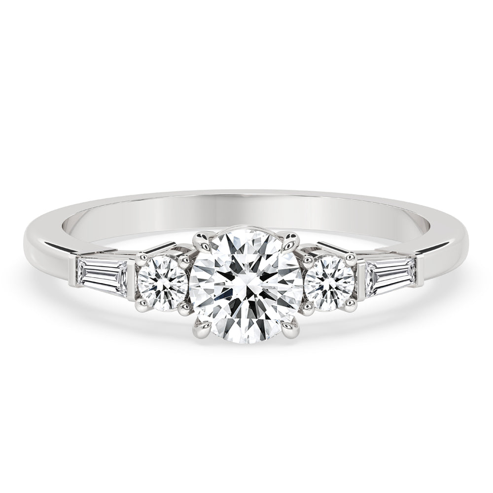 Five Stone Diamond Ring In White Gold Main image