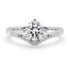 Chevron Engagement Ring
