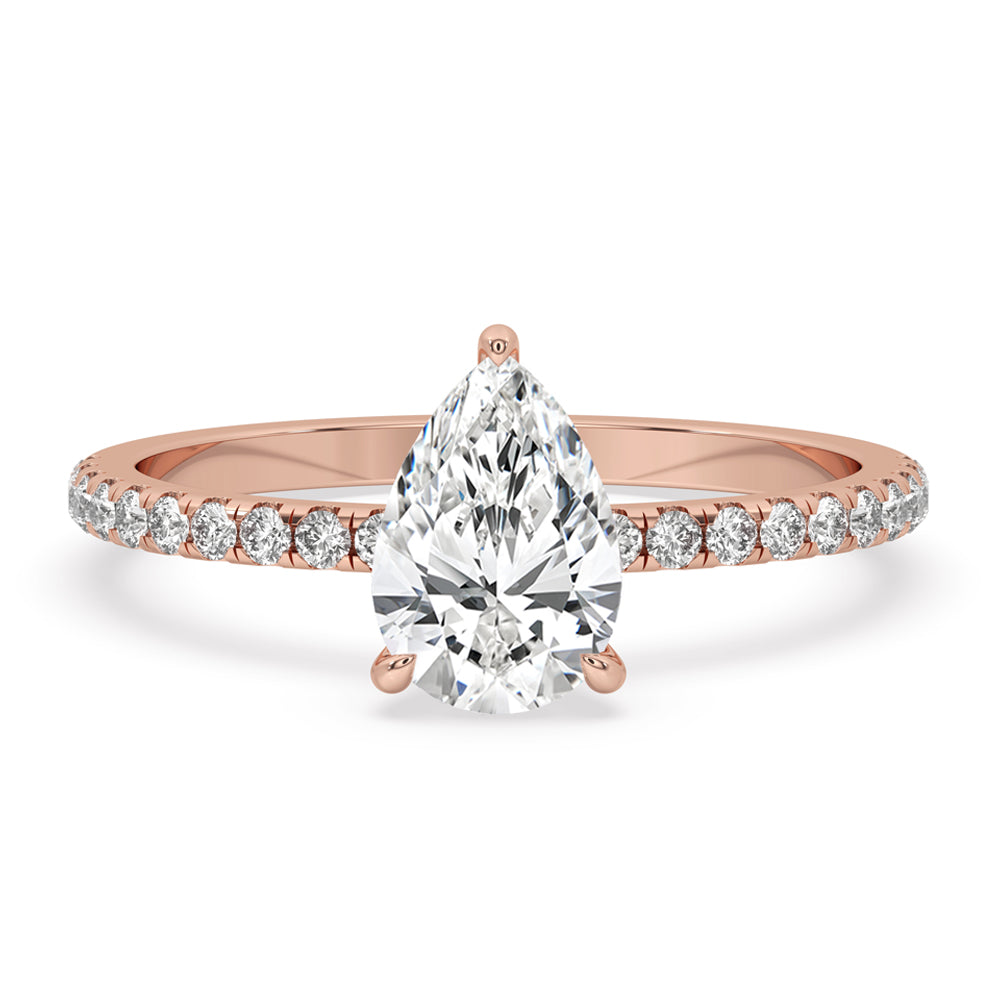 Pear Shape Engagement Ring Main image