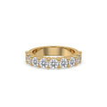 Half Eternity Round Cut Wedding Band
