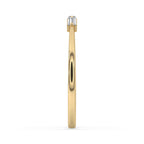 Baguette Diamond Band - Three Stone Style