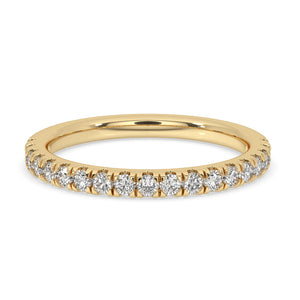 Half Eternity Band - Round Cut Diamond