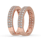 Rose Gold Round Diamond Enhancer Wedding Band
