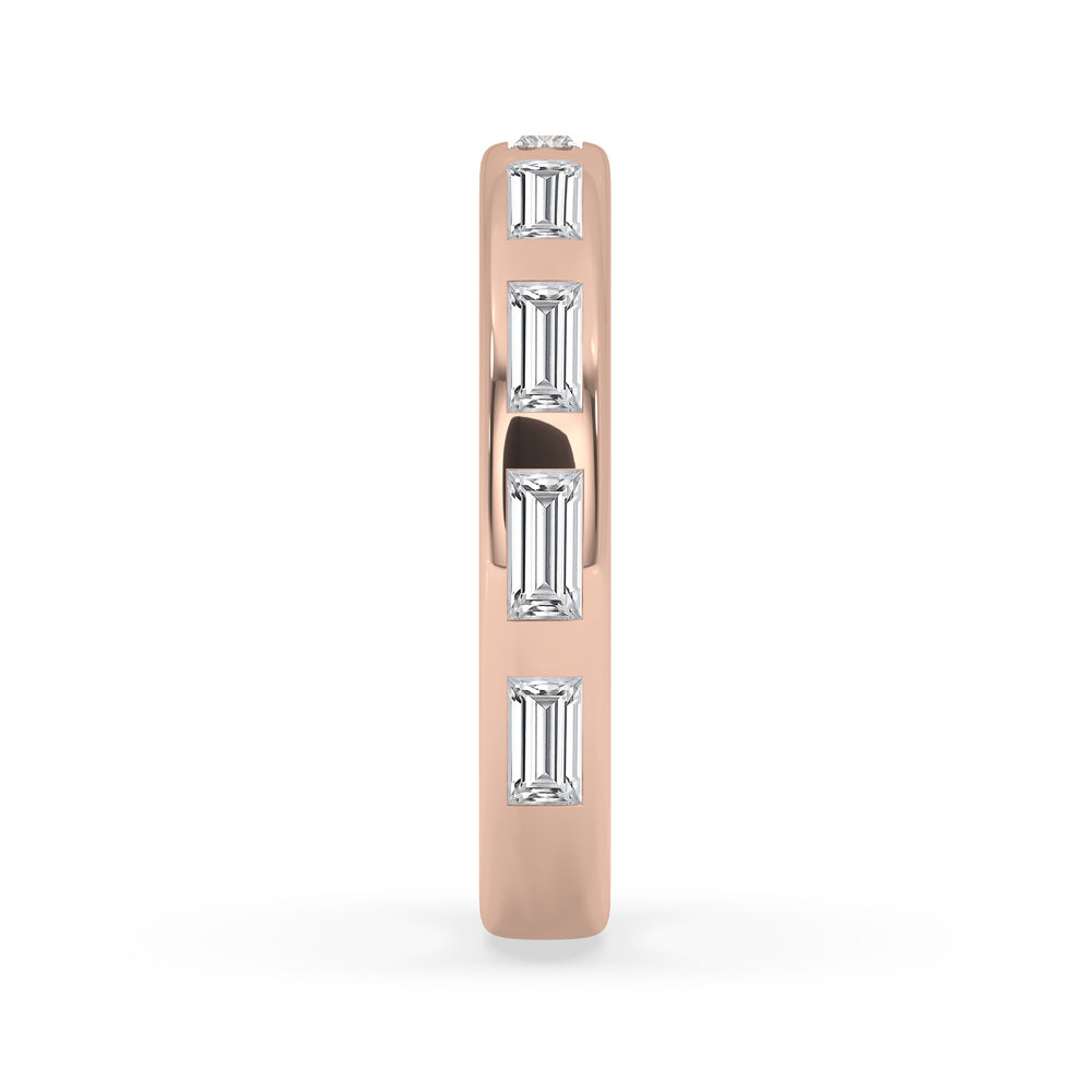Baguette Wedding Band - Full Eternity