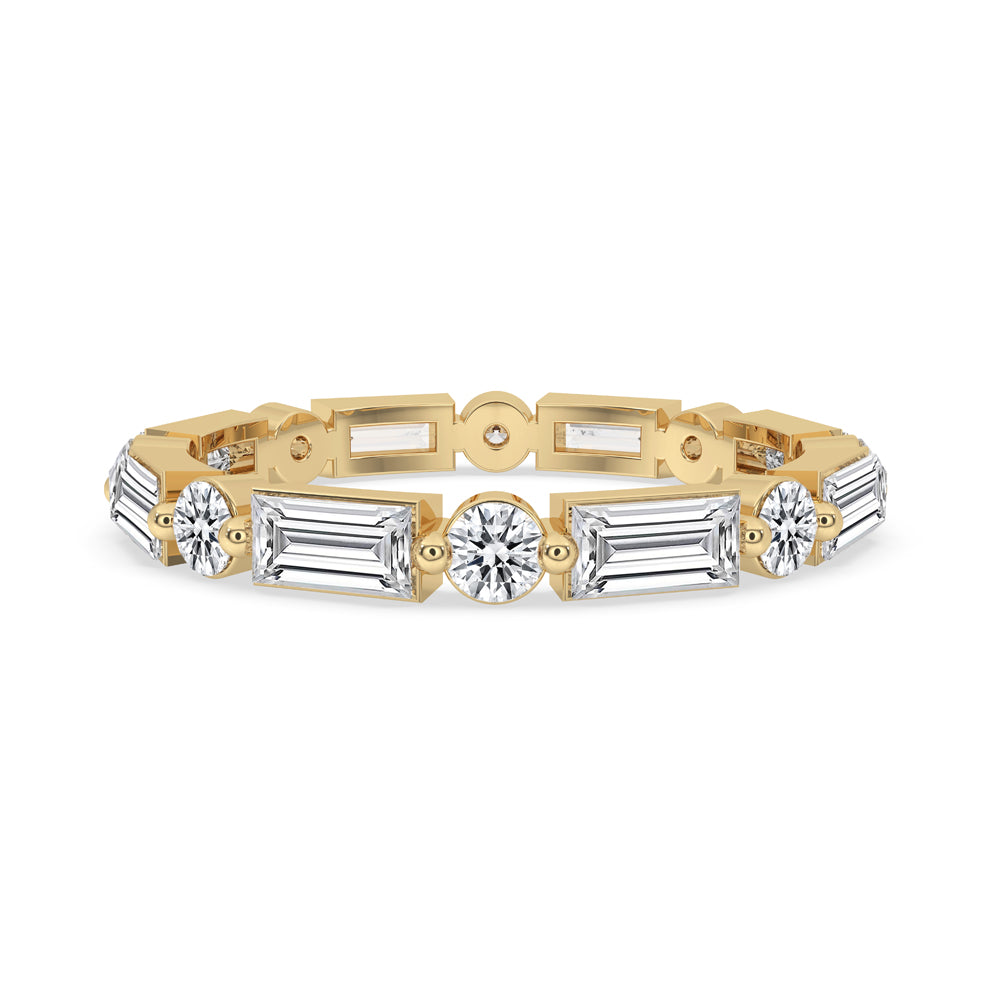 Baguette Wedding Band