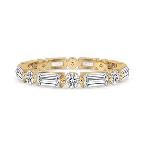 Baguette Wedding Band