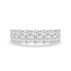 Half Eternity Emerald Cut Eternity Band