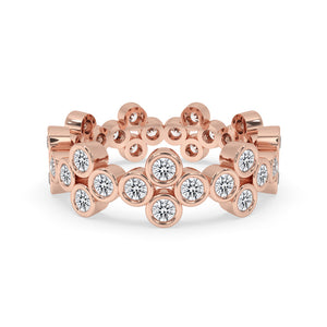 Full Eternity Bezel Set Wedding Band