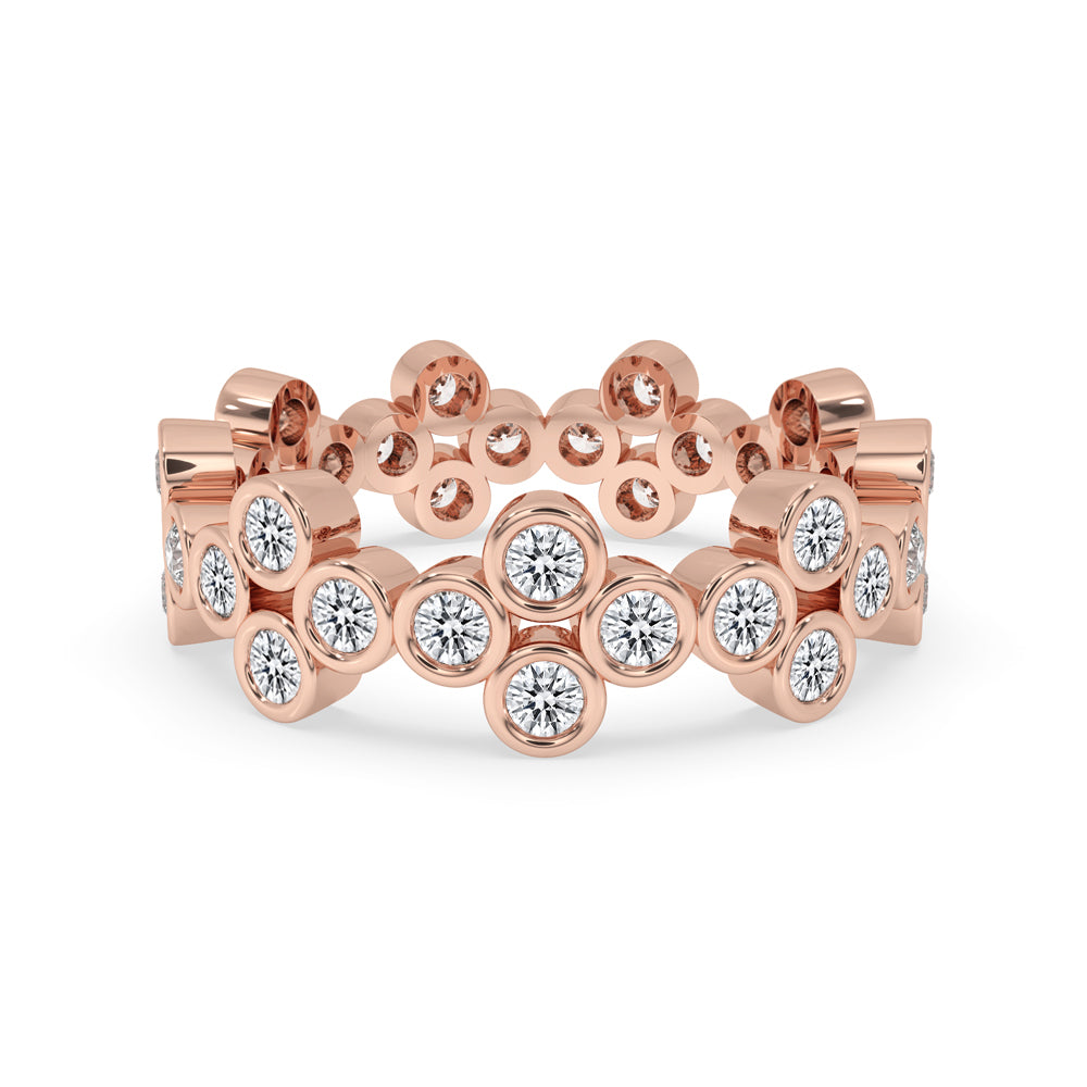 Full Eternity Bezel Set Wedding Band