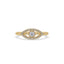 Twisted Band Engagement Ring With Round Diamond