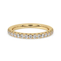 Half Eternity Minimalist Wedding Band
