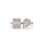 2 Stone Engagement Ring With Multiple Shape Diamond