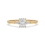 3 Stone Bar Setting Ring
