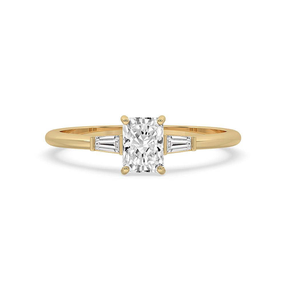 3 Stone Bar Setting Ring