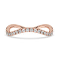 Round Diamond Eternity Band  – Rose Gold