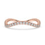 Round Diamond Eternity Band  – Rose Gold