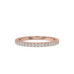 Half Eternity Wedding Band – Round Diamond