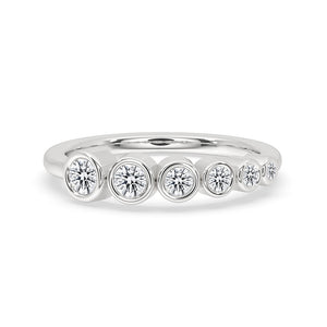 Bezel Set Diamond Band - Round Diamond