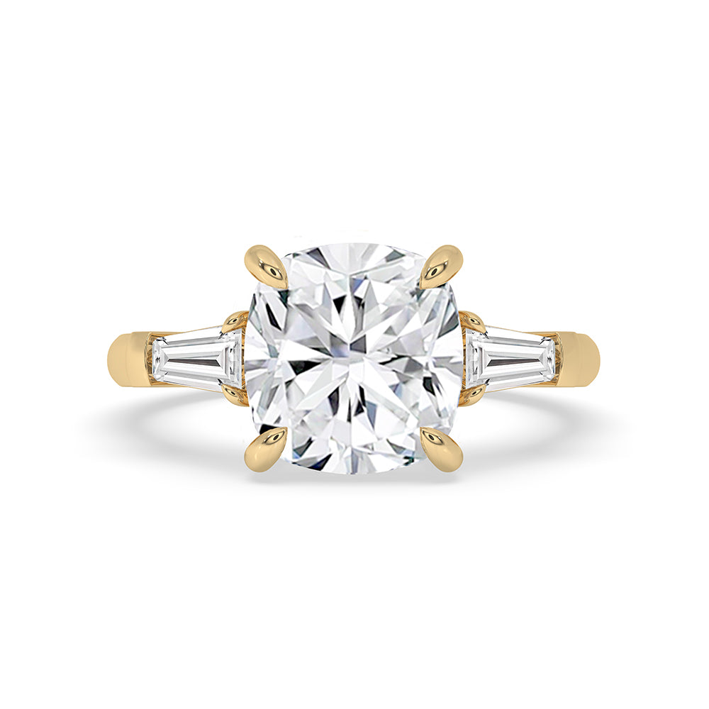 3 Stone Diamond Ring In Yellow Gold Main image