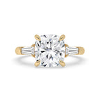 3 Stone Diamond Ring In Yellow Gold