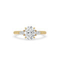 3 stone oval engagement ring