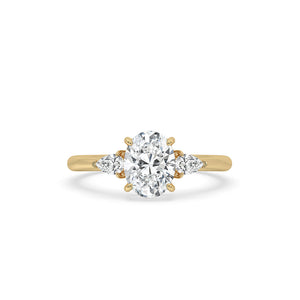 3 stone oval engagement ring