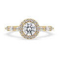 Round Diamond Ring - Classic Claw Prong Setting