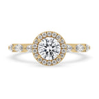 Round Diamond Ring - Classic Claw Prong Setting