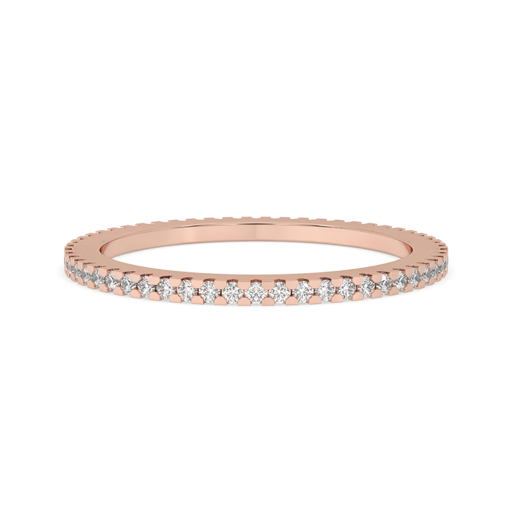 Round Diamond Wedding Band Hauptbild
