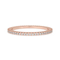 Round Diamond Wedding Band
