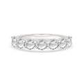 Half Eternity 7 Stone Wedding Band