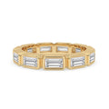 Baguette Cut Bezel Set Diamond Band