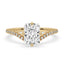 Radiant Cut Upside Down Diamond Ring