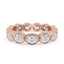 Oval Bezel Wedding Band
