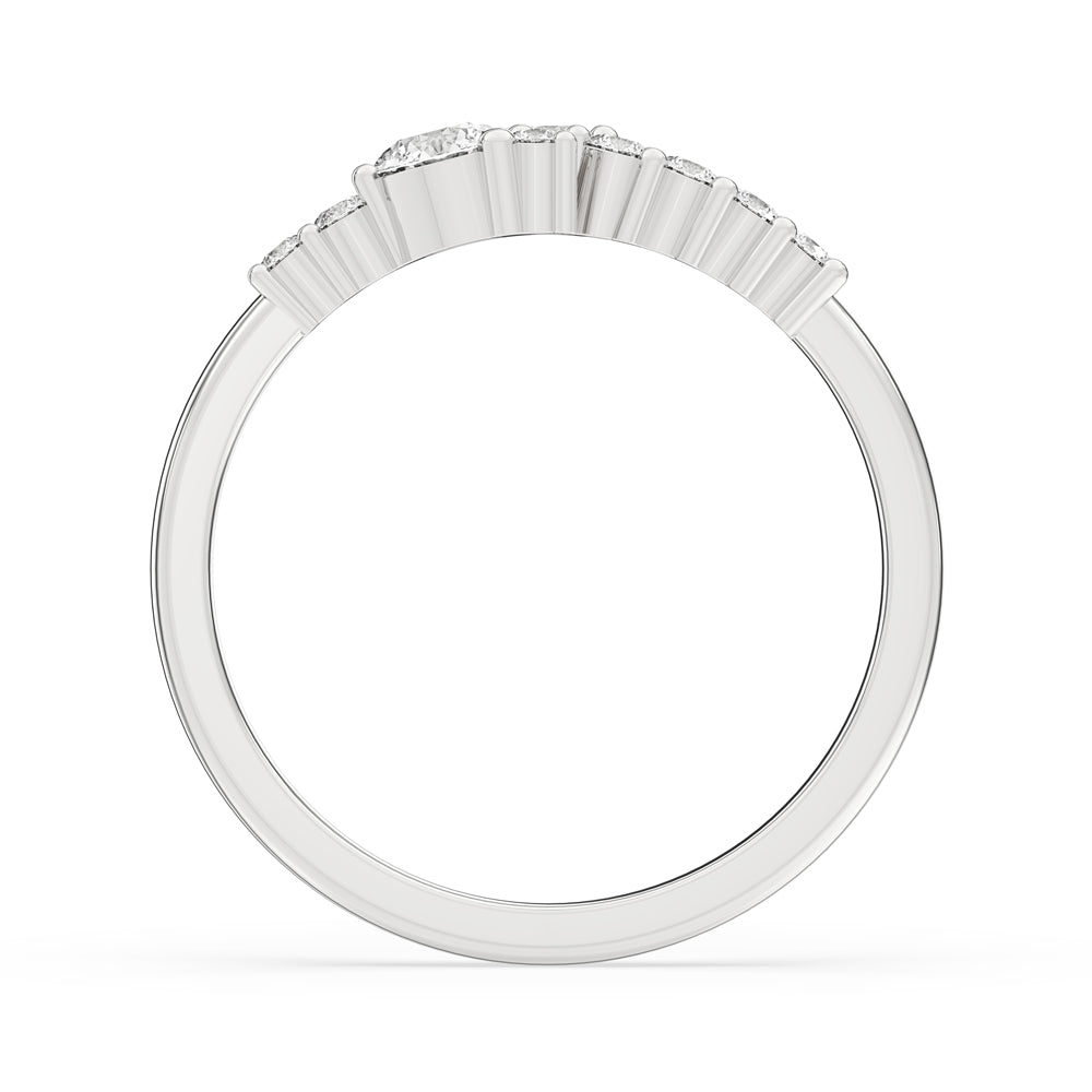 Cluster Engagement Ring for Modern Style