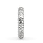 Round Diamond White Gold Eternity Band