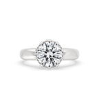 Old European Cut Diamond Ring In Solitaire Style