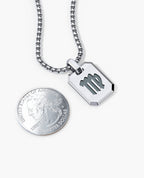 VIRGO MINI ZODIAC Dog Tag Silver Pendant