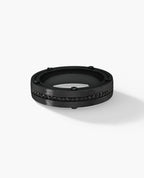 FRANKLIN Comfort Fit EverBlak Black Gold Ring with 0.50ct Black Diamonds - 5mm