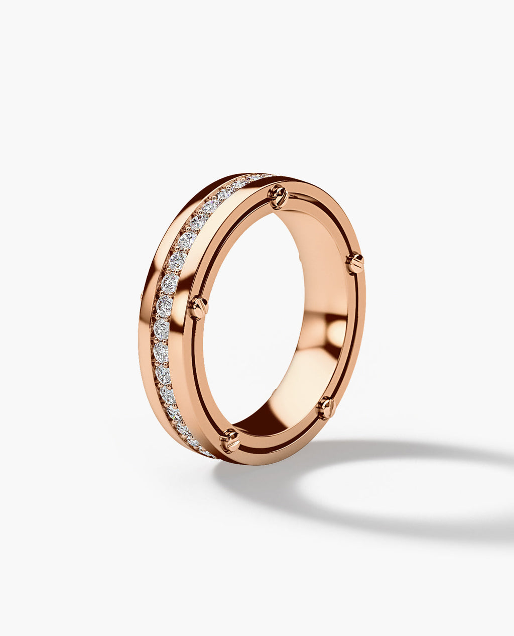 FRANKLIN Comfort Fit Gold Ring with 1.00ct Diamonds - 5mm