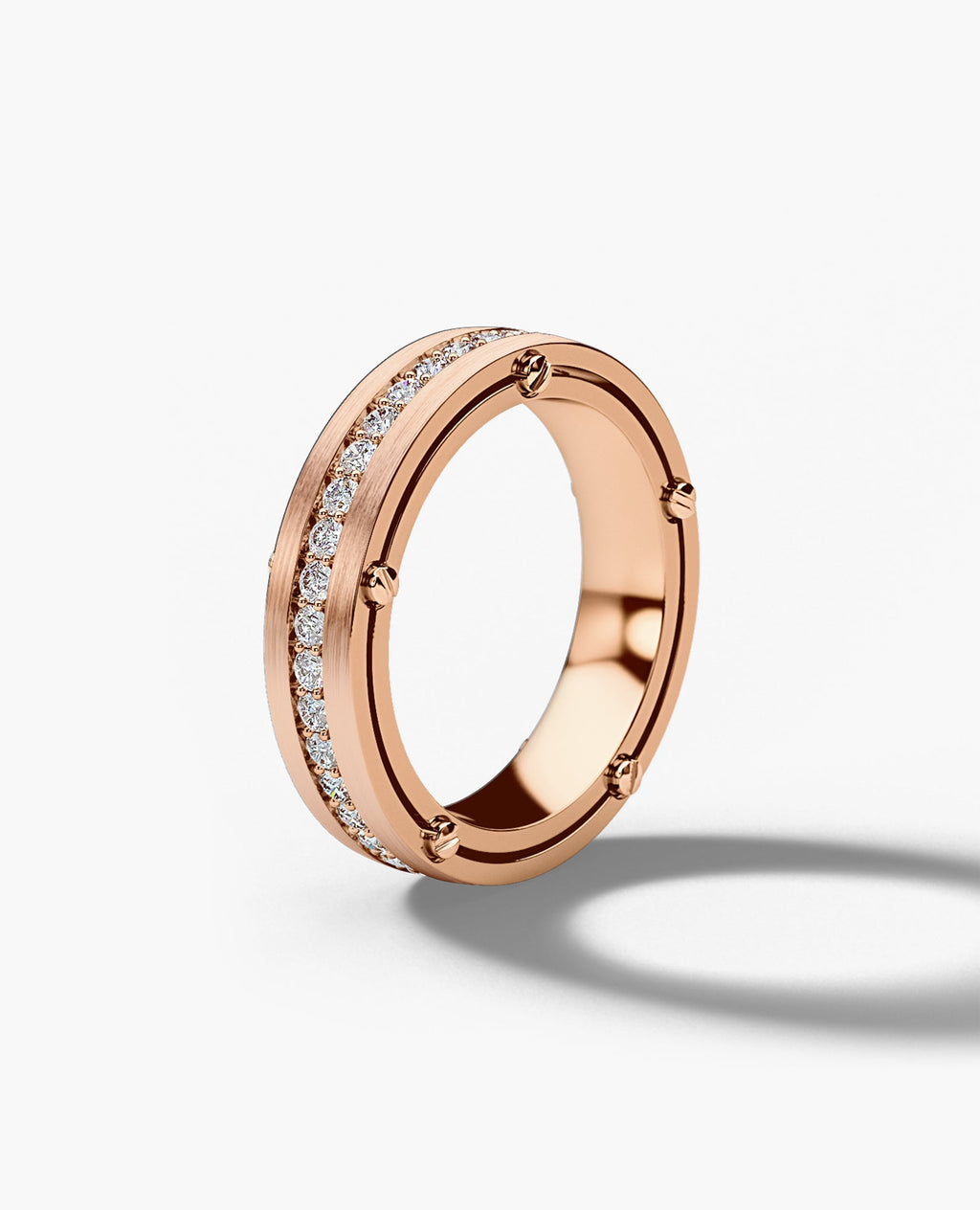 FRANKLIN Comfort Fit Gold Ring with 1.00ct Diamonds - 5mm