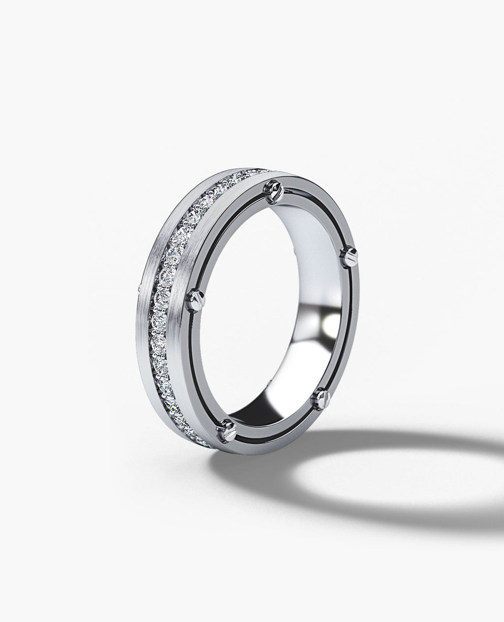 FRANKLIN Comfort Fit Gold Ring with 1.00ct Diamonds - 5mm