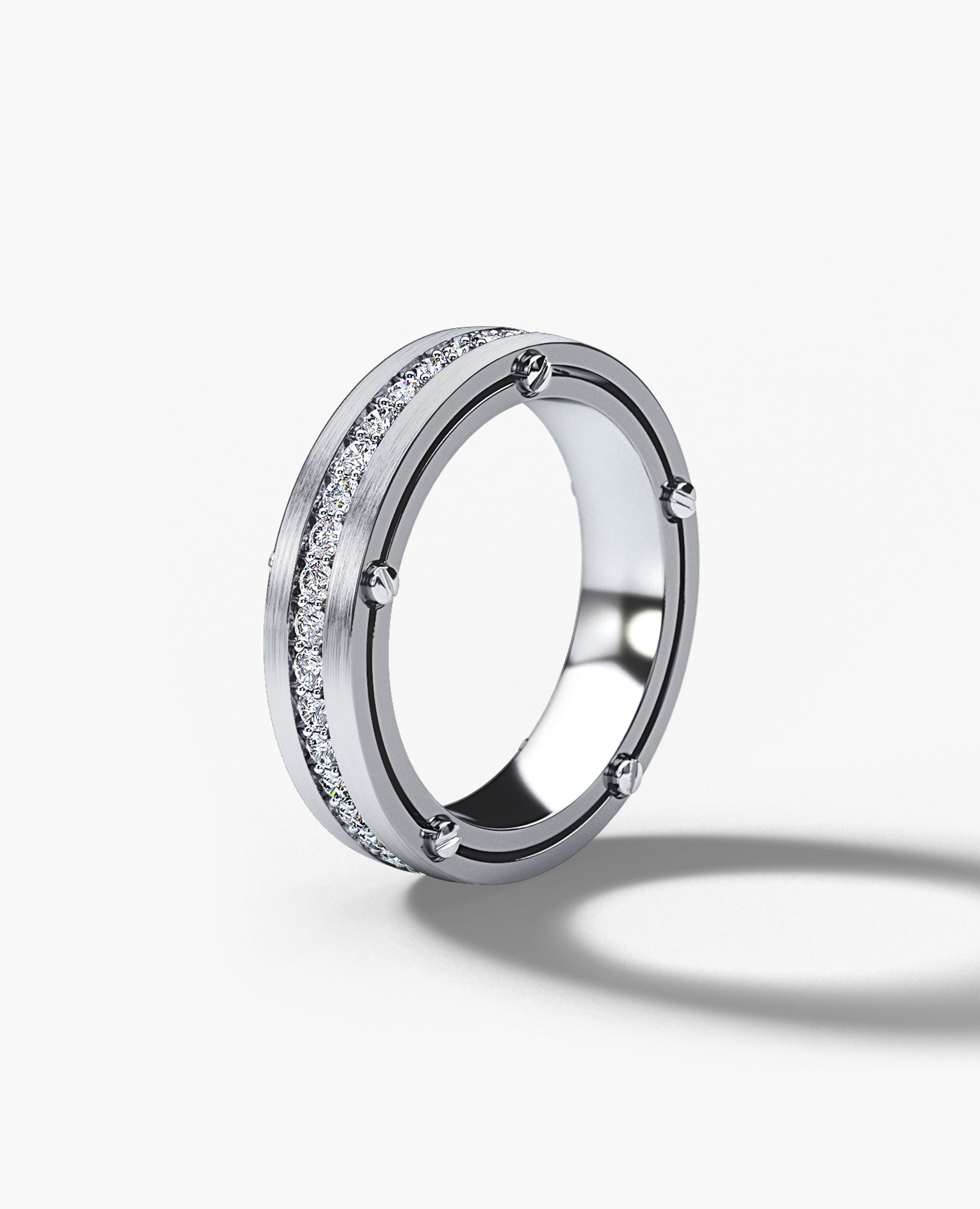 FRANKLIN Comfort Fit Gold Ring with 1.00ct Diamonds - 5mm