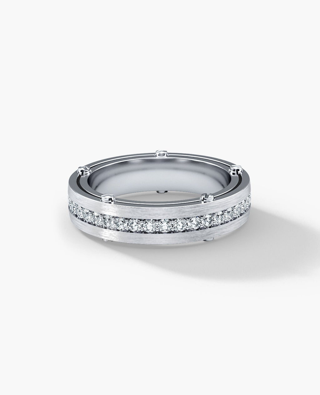 FRANKLIN Comfort Fit Gold Ring with 1.00ct Diamonds - 5mm