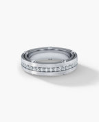 FRANKLIN Comfort Fit Gold Ring with 1.00ct Diamonds - 5mm